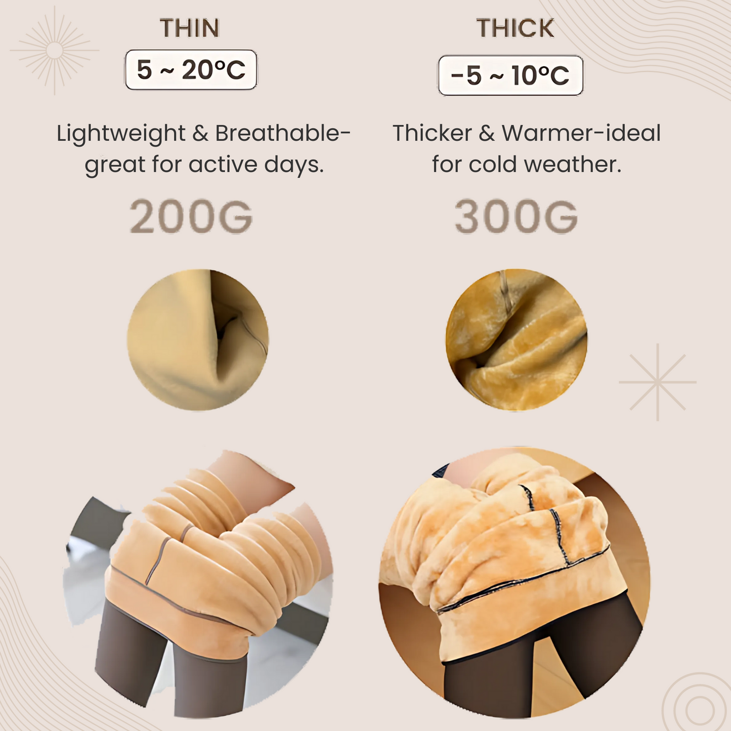 Kotton Chic Sherpa Tights