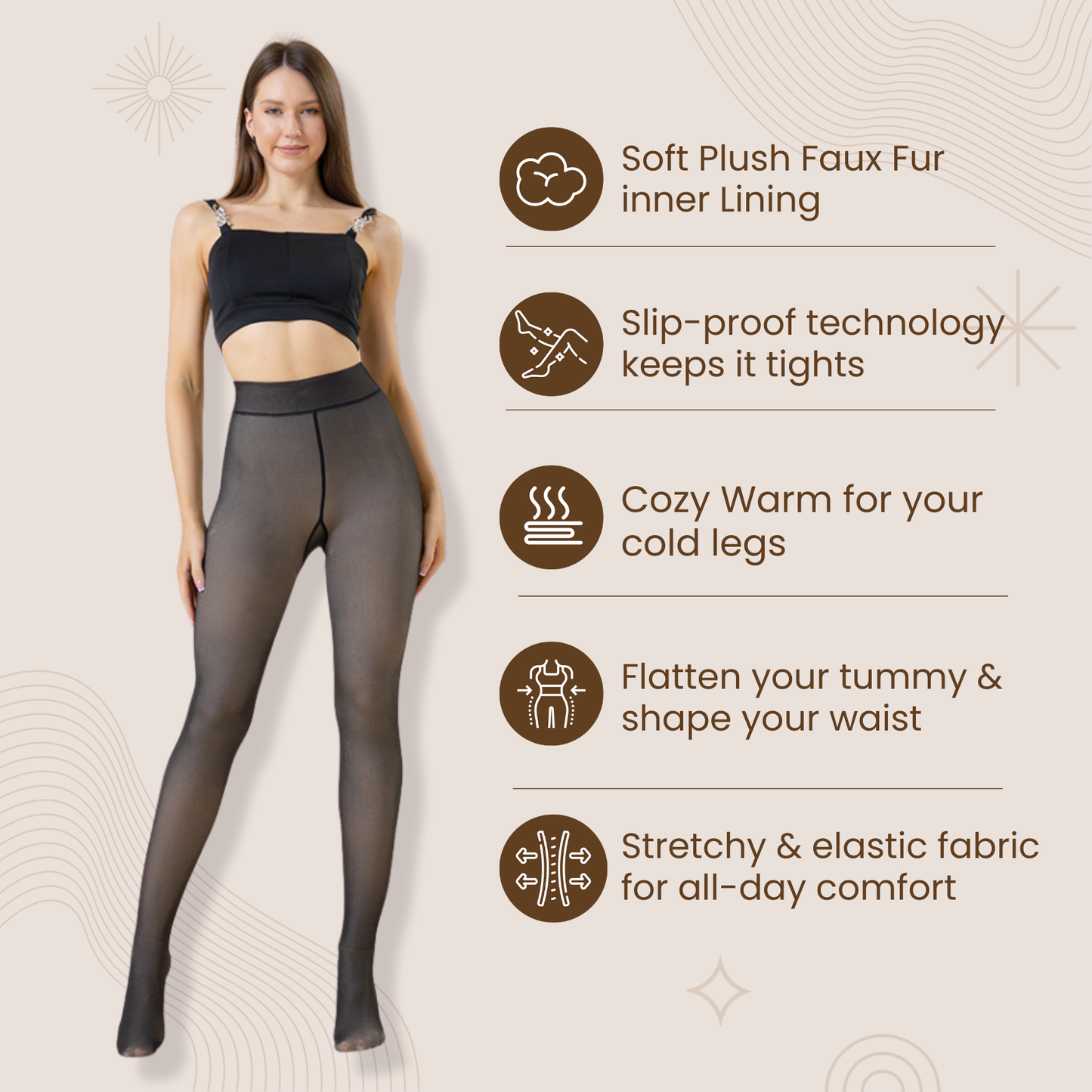 Kotton Chic Sherpa Tights