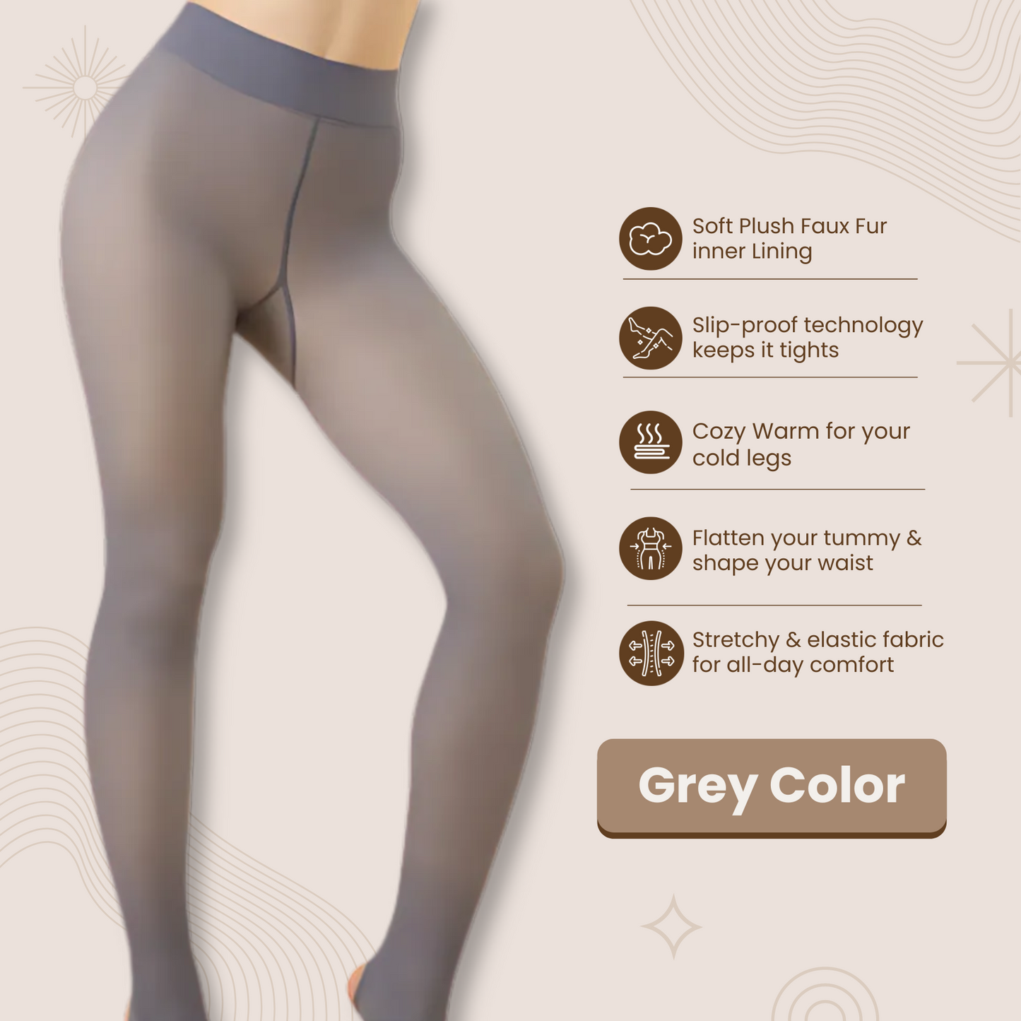 Kotton Chic Sherpa Tights