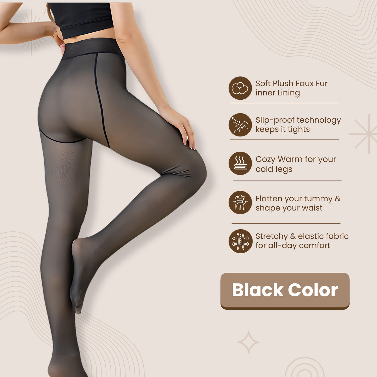 Kotton Chic Sherpa Tights